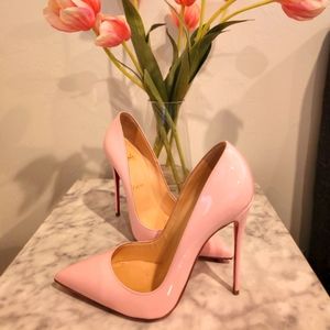 Christian Louboutin So Kate Pink Heels